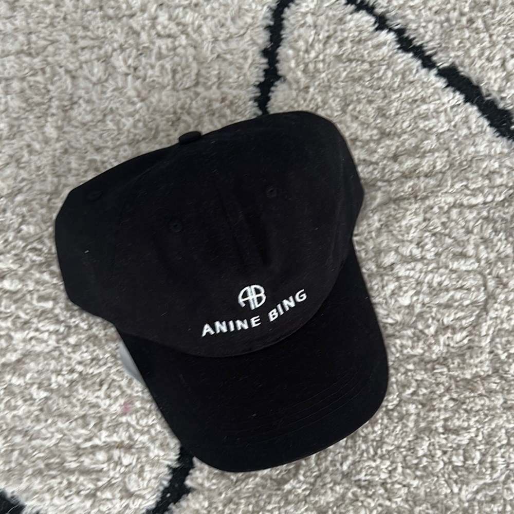 Anine Bing Black Cap
